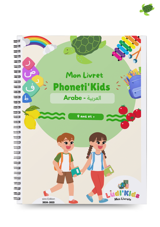 Livret d'activités Phoneti'kids Arabe-Français-Phonétique 9 ans et +