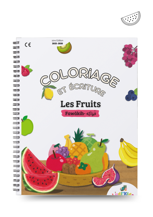 Livret de Coloriage et Écriture des Fruits