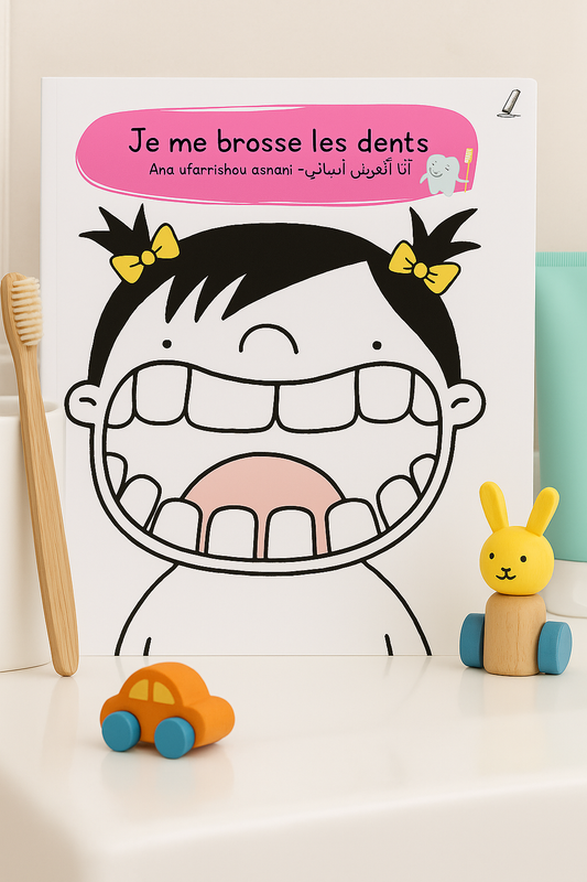 Support éducatif Brossage des dents Fille