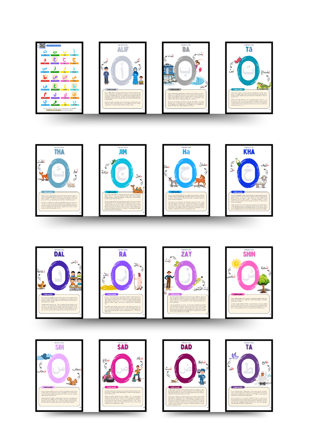 Alphabet arabe raconté en histoires Dès 18 mois